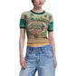 Green Viscose T-Shirt