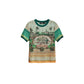 Green Viscose T-Shirt