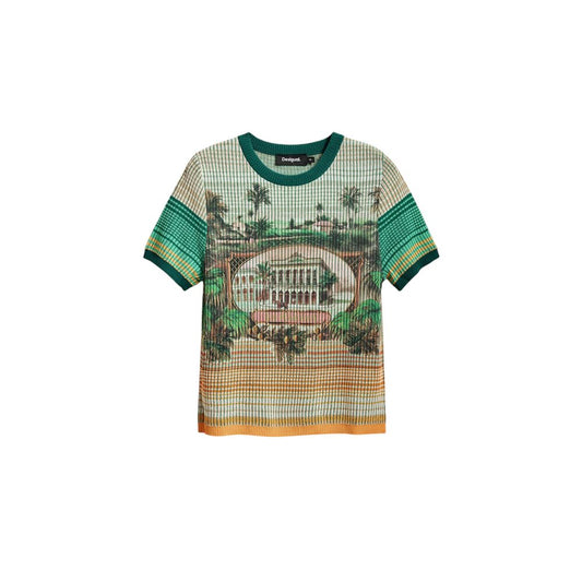 Green Viscose T-Shirt