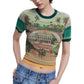 Green Viscose T-Shirt