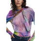 Purple Viscose Sweatshirt