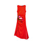 Red Viscose Long