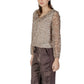 Beige Polyester Blouse