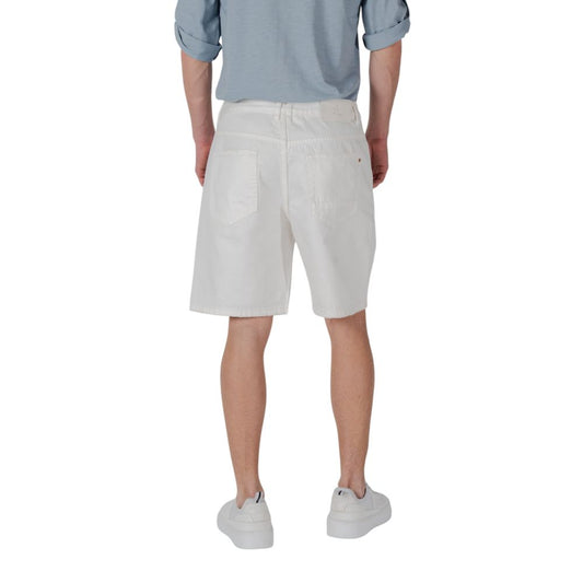 White Cotton Bermuda