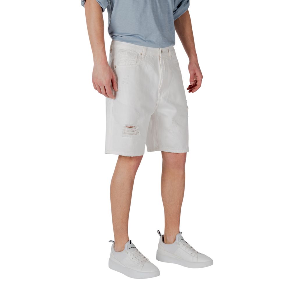 White Cotton Bermuda