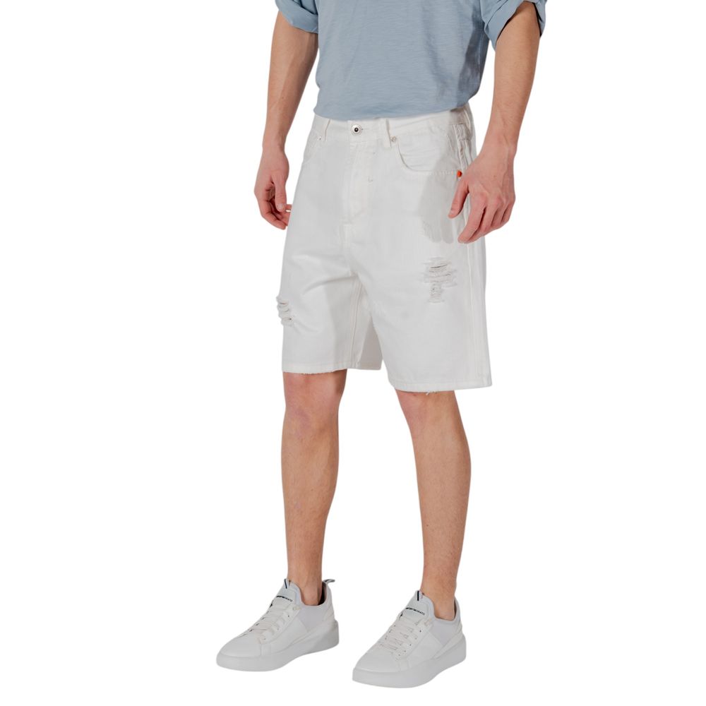 White Cotton Bermuda