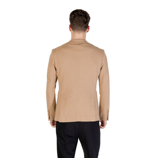 Beige Cotton Blazer