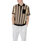 Black Viscose Polo Shirt
