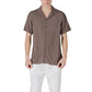 Brown Viscose Shortsleeve