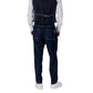 Blue Cotton Relaxed Fit Jean