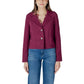 Purple Viscose Parka