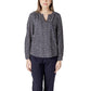 Blue Viscose Blouse