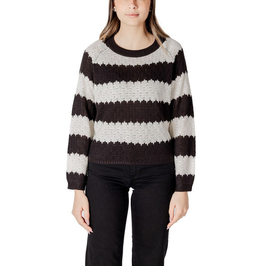 Black And White Marabou Sweater