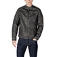 Black Polyester Jackets & Coat