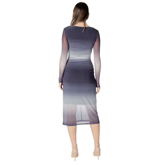 Gray Polyester Long