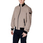 Brown Polyester Jackets & Coat