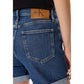 Blue Cotton Short