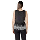 Black Cotton Tank Top