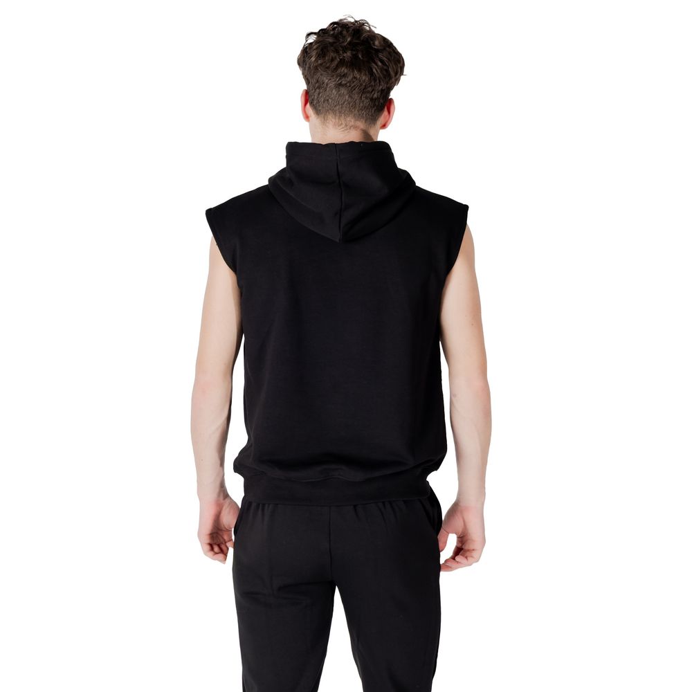 Black Cotton Hoody