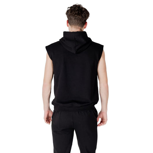 Black Cotton Hoody