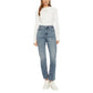 Blue Cotton Slim Fit Jean