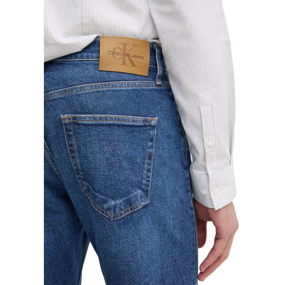 Blue Cotton Relaxed Fit Jean