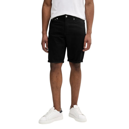 Black Cotton Bermuda
