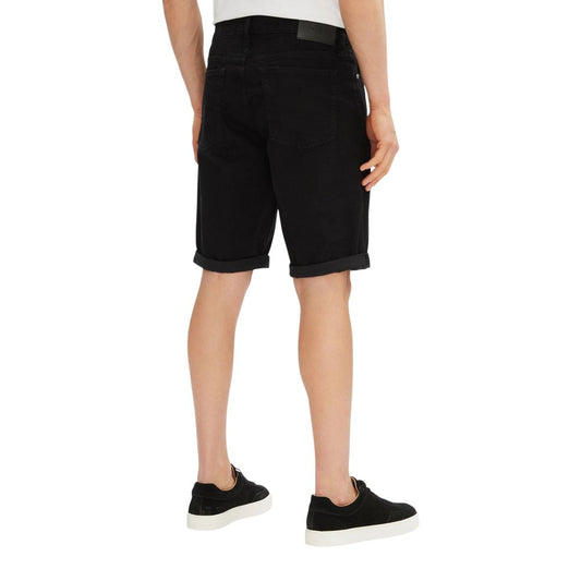 Black Cotton Bermuda