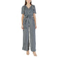 Blue Viscose Jumpsuit