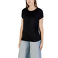 Black Viscose T-Shirt