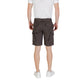 Gray Cotton Bermuda