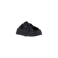 Black Artificial Leather Platform