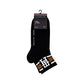 Black Organic Cotton Sock