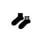 Black Organic Cotton Sock