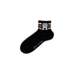 Black Organic Cotton Sock