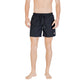 Black Polyester Swim Short