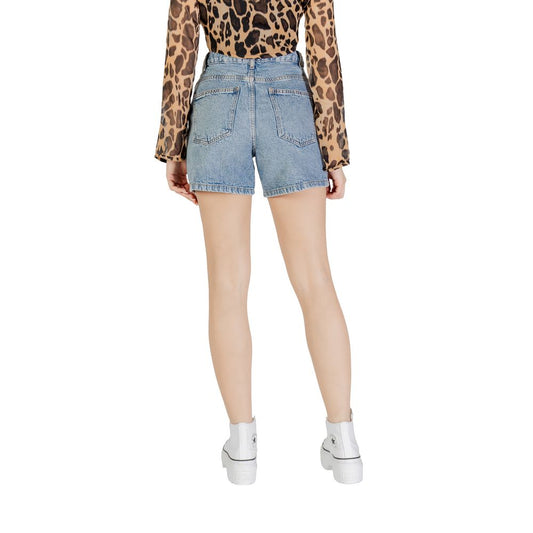 Light Blue Cotton Short