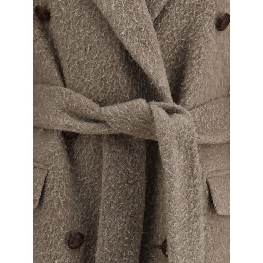 Beige double-breasted Coat