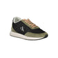 Black Leather Women Sneaker