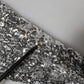 Silver Sequins Glitter High Heel Boot Shoes