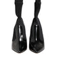 Black Stretch Stilettos Booties Socks Shoes
