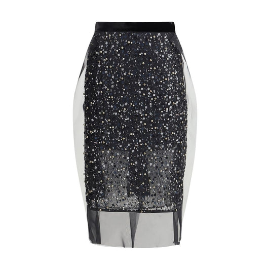 Sequin Embroidery Skirt