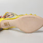 Yellow Butterfly Applique Sandals Shoes