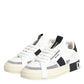 White Leather Custom 2.Zero Sneakers Shoes