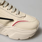 White Pink Leather Daymaster Sneakers Shoes