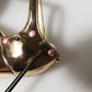 Gold Embellished Vally Heels Sandals Shoes