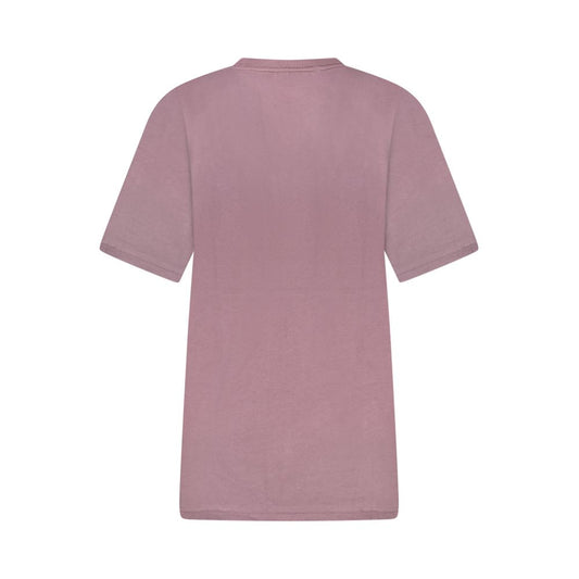 Purple Cotton Women T-Shirt