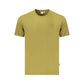 Green Cotton Men T-Shirt