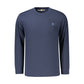 Blue Cotton Men T-Shirt
