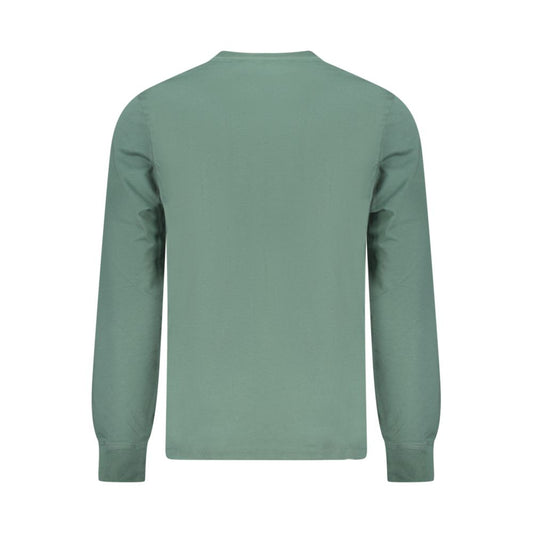 Green Cotton Men T-Shirt